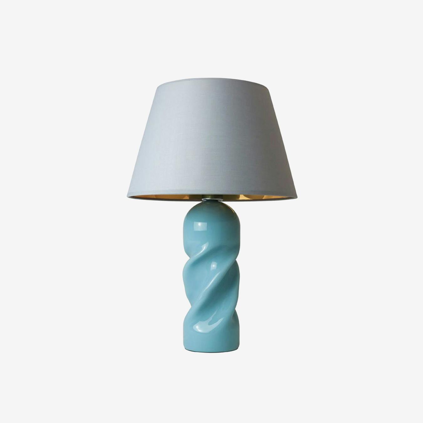 Little Crush II Table Lamp w Sky Blue Little Crush Table Lamps